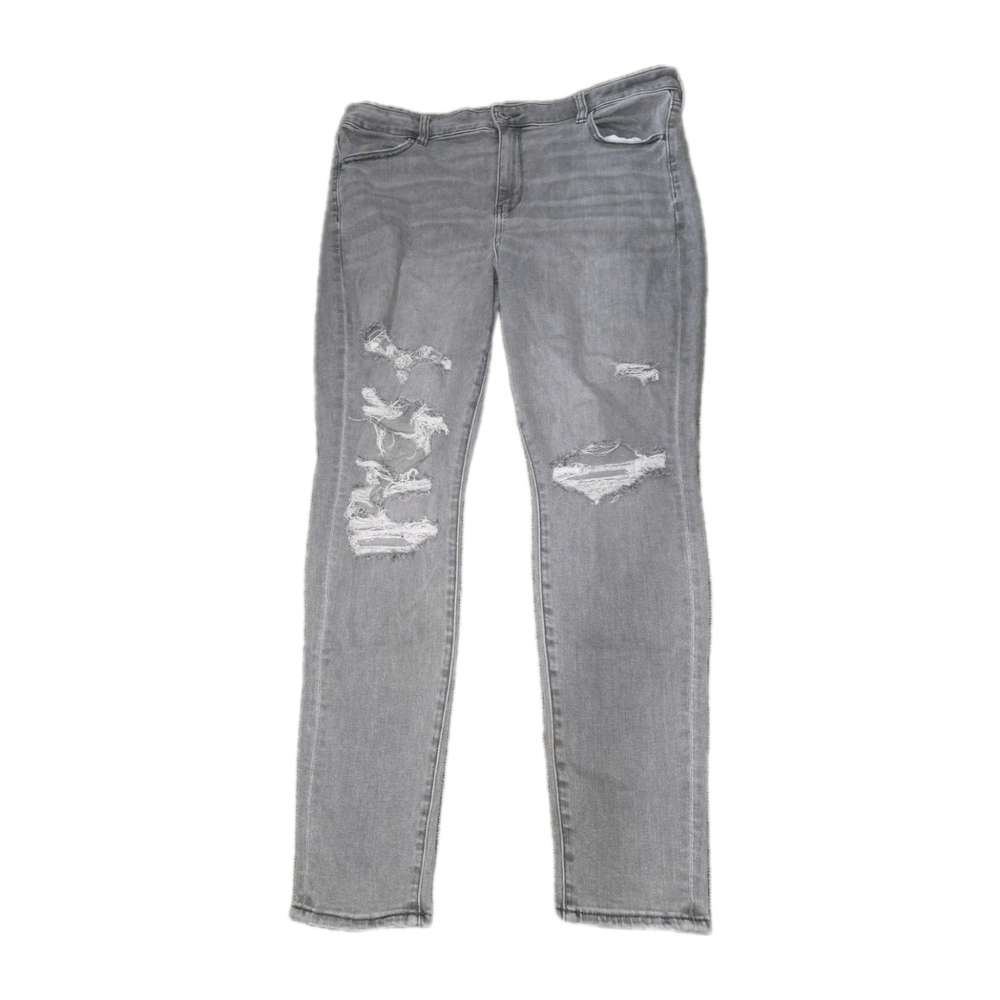 American Eagle Outfitters Light Gray Denim